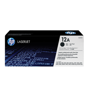 HP 12A Black Original LaserJet Toner Cartridge