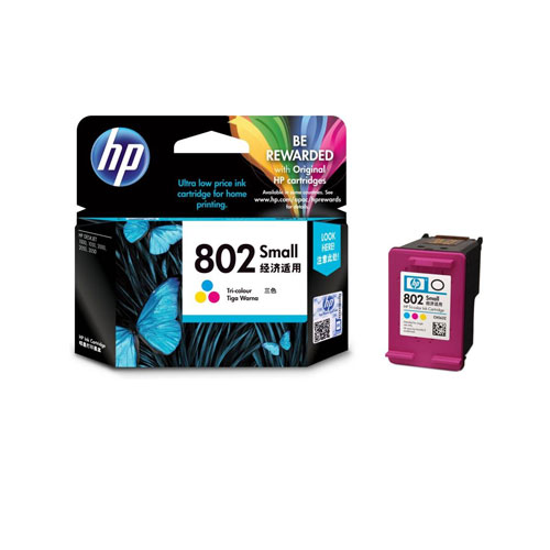 HP 802 Small Tri color Ink Cartridge