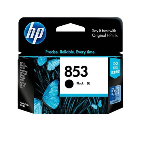 HP 853 Black Inkjet Print Cartridge