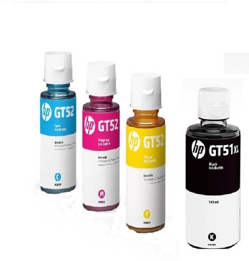 HP GT51 GT52 GT5810 Multicolor Ink Pack of 4 Multi Color Ink Cartridge