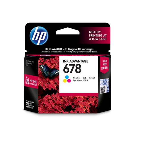 HP 678 Cartridge Multi Color Ink Cartridge